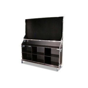 Merchandise Case mit 6 Fächern und Ablage