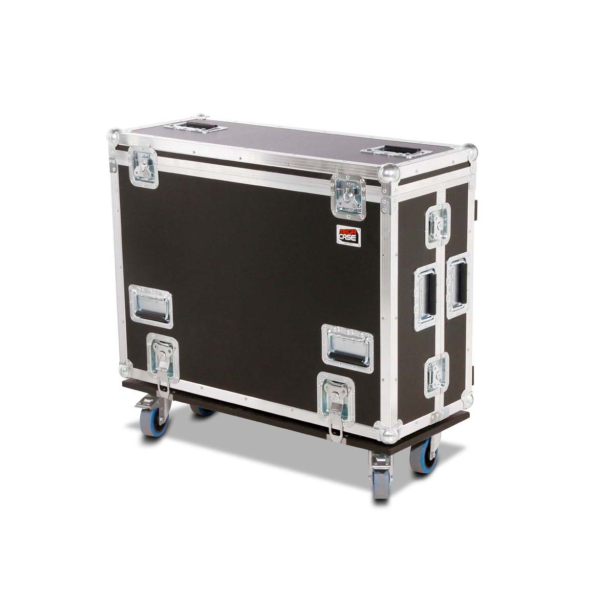 Angled Case GrandMA3 on PC Command Wing + 2 x 15" or 27" Monitors