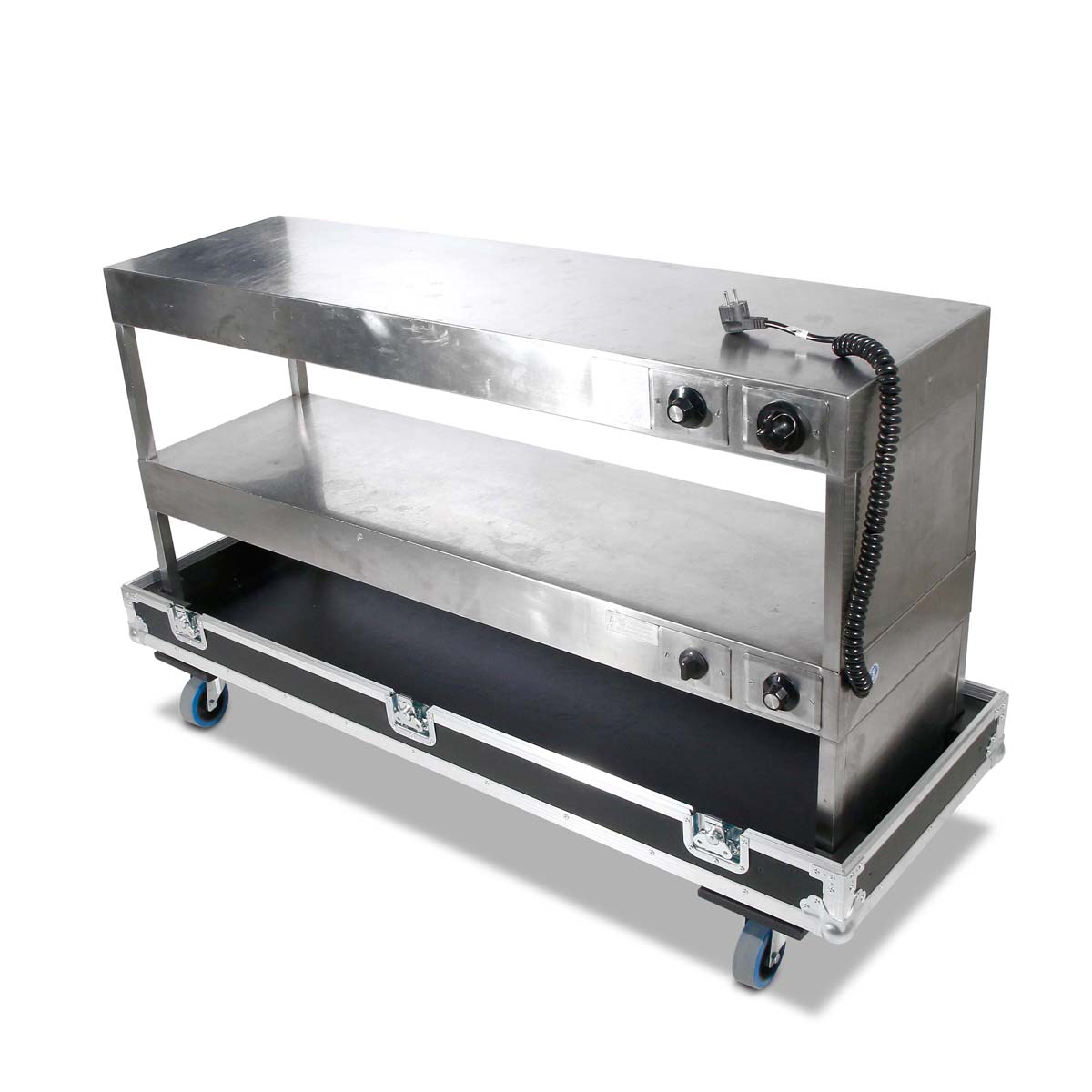 Koffer met afneembaar deksel voor warmtelampbrug 1390x405x705 mm (BxDxH)