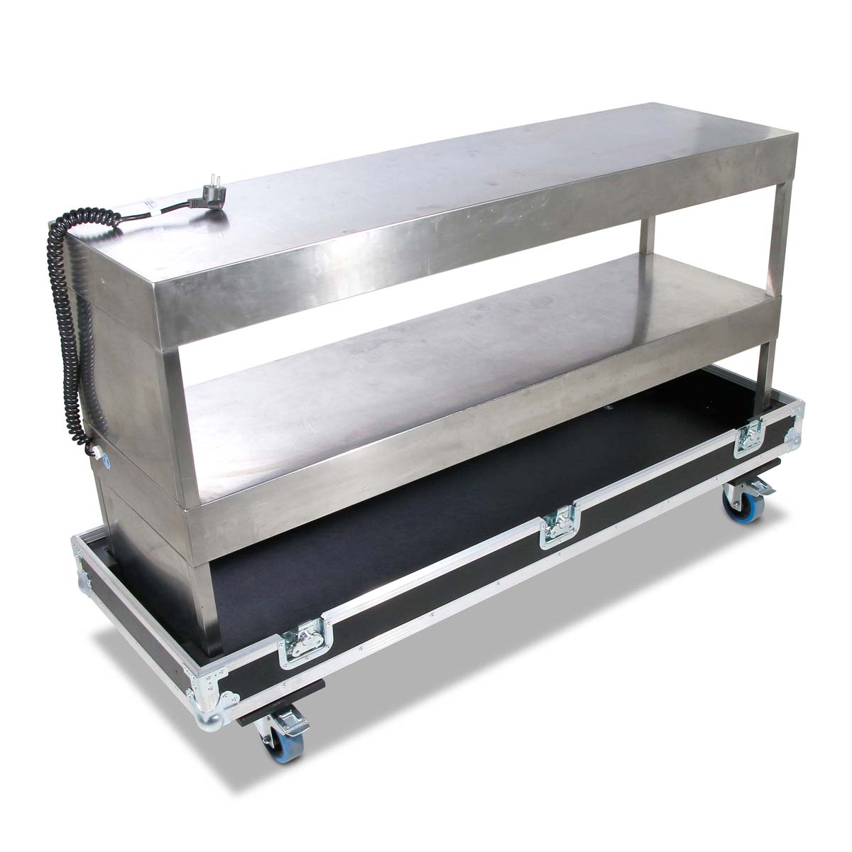 Koffer met afneembaar deksel voor warmtelampbrug 1390x405x705 mm (BxDxH)