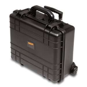 Valise en plastique 442 x 350 x 170 + Trolley