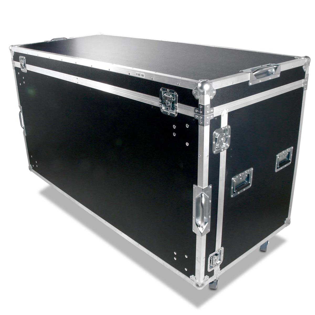 Flight-case cuisine mobile avec plaque de cuisson et évier