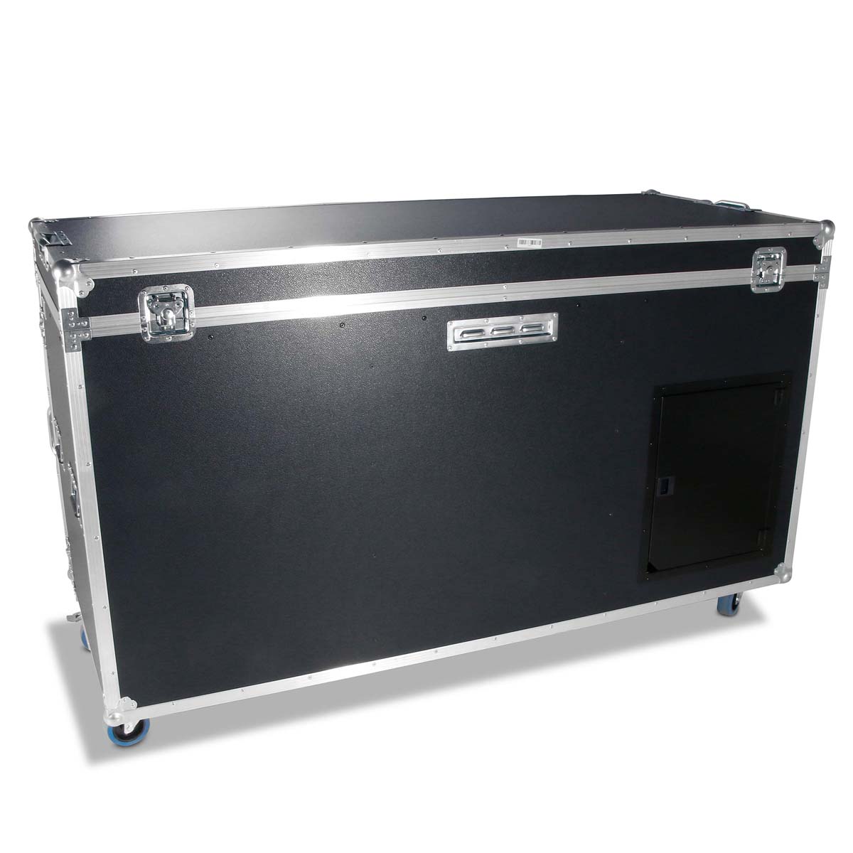 Flight-case cuisine mobile avec plaque de cuisson et évier