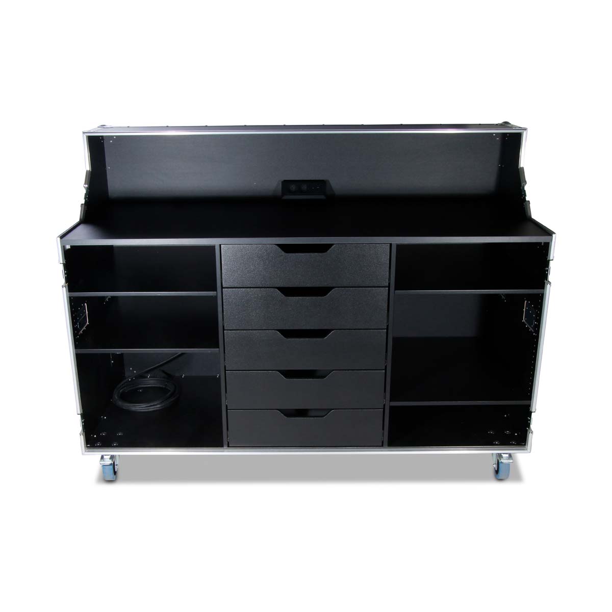 Caisson de bureau mobile (1600 x 800 x 1200 mm) avec 5 tiroirs