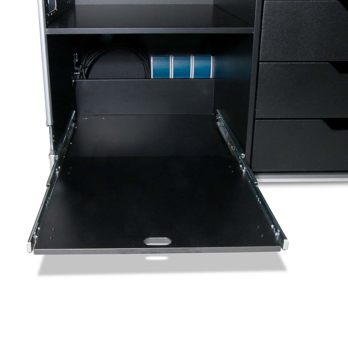 Valise de bureau 1600x800x1200 avec 5 tiroirs et tablette coulissante