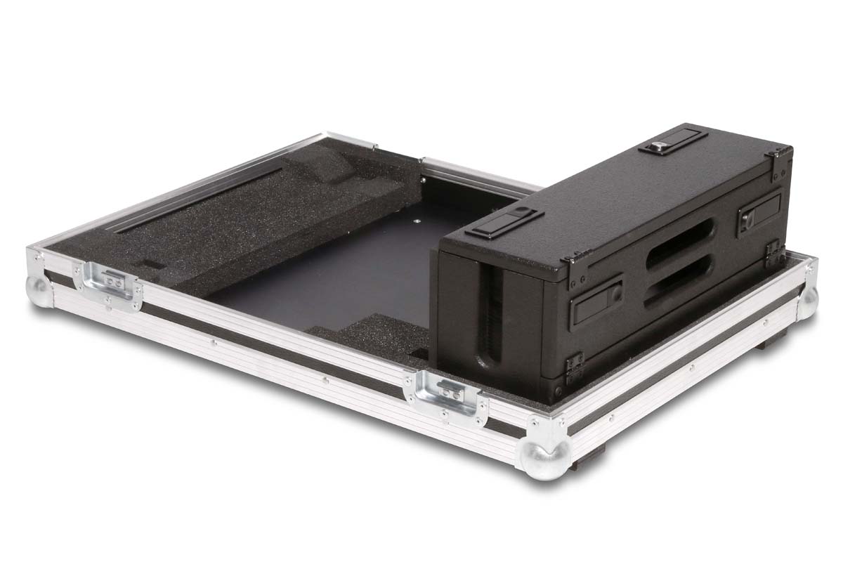 Flight-case pour console Allen & Heath SQ-5 / SQ-5+ avec compartiment arrière (dockhouse)