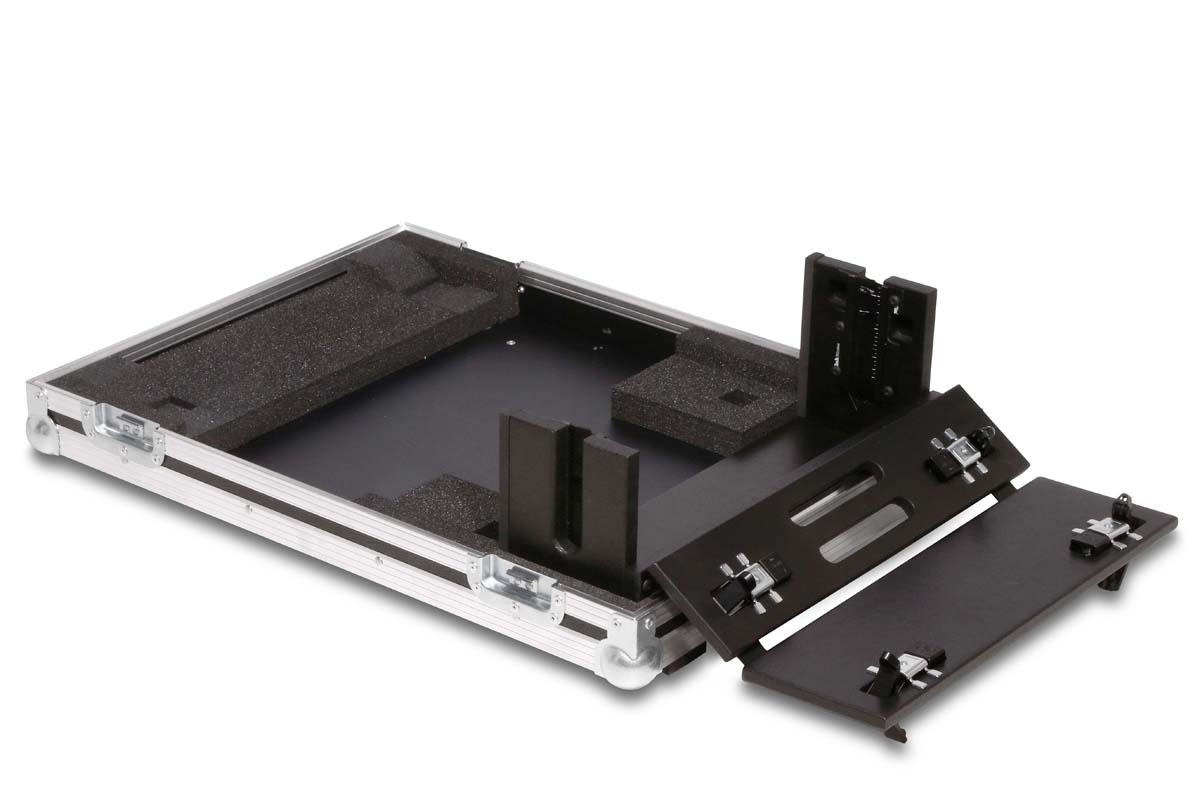 Flight-case pour console Allen & Heath SQ-5 / SQ-5+ avec compartiment arrière (dockhouse)