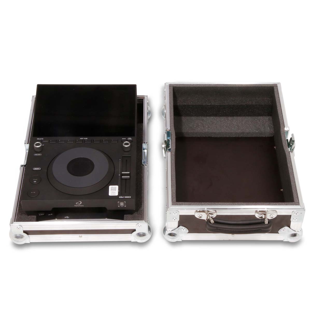 AlphaTheta CDJ-1500X CD-speler-flightcase