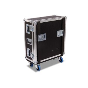 Flight-case pour Allen & Heath SQ-6 / SQ-6+ avec compartiment arrière (dockhouse) et extensions latérales