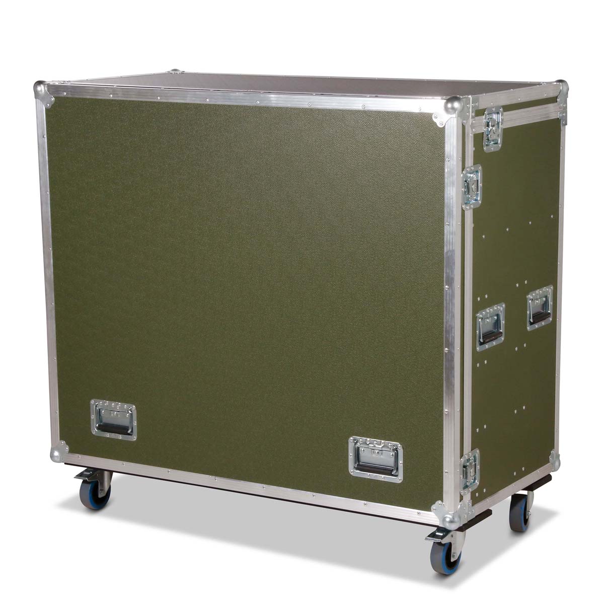 Angled Flight Case with Drawers for 4 Guitars + Accessories