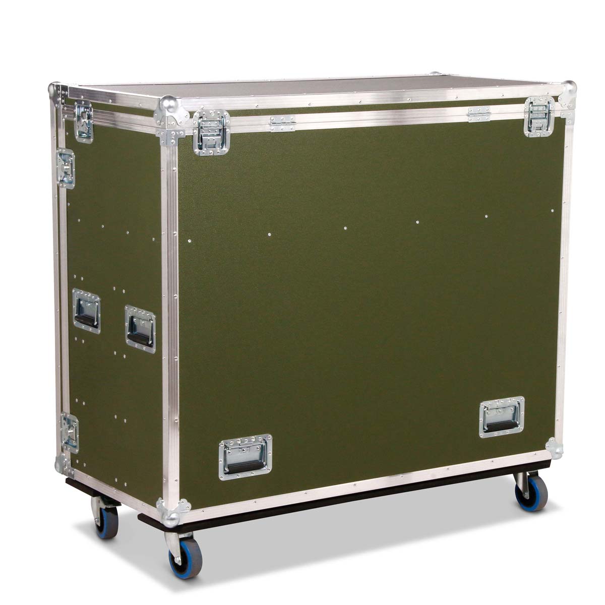 Angled Flight Case with Drawers for 4 Guitars + Accessories