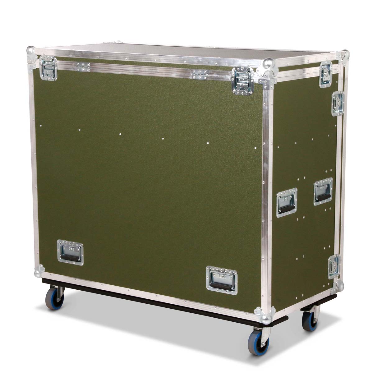 Angled Flight Case with Drawers for 4 Guitars + Accessories