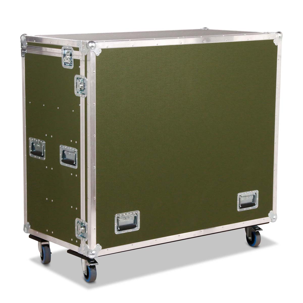 Angled Flight Case with Drawers for 4 Guitars + Accessories