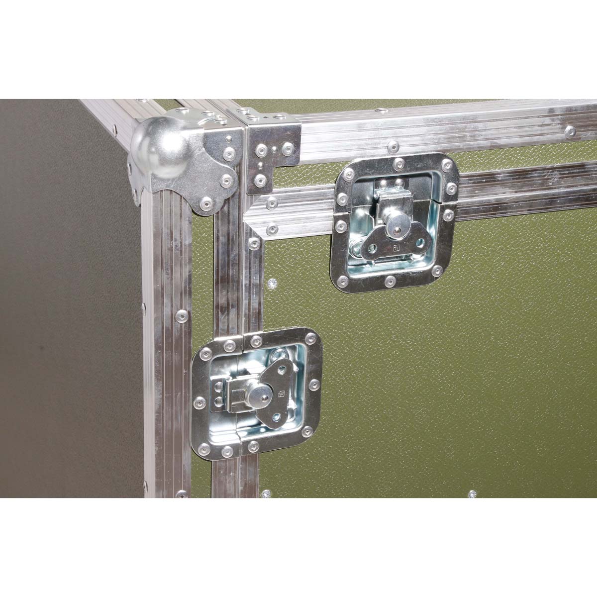 Angled Flight Case with Drawers for 4 Guitars + Accessories