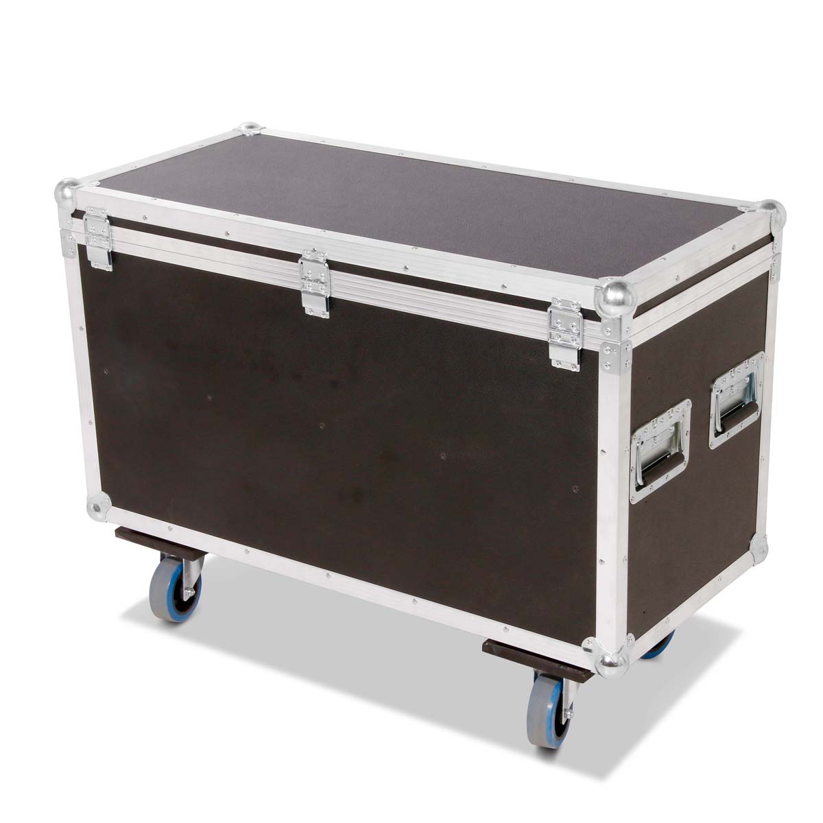 Flight-case type coffre pour 3 moniteurs DELL U3219Q (pieds démontés)