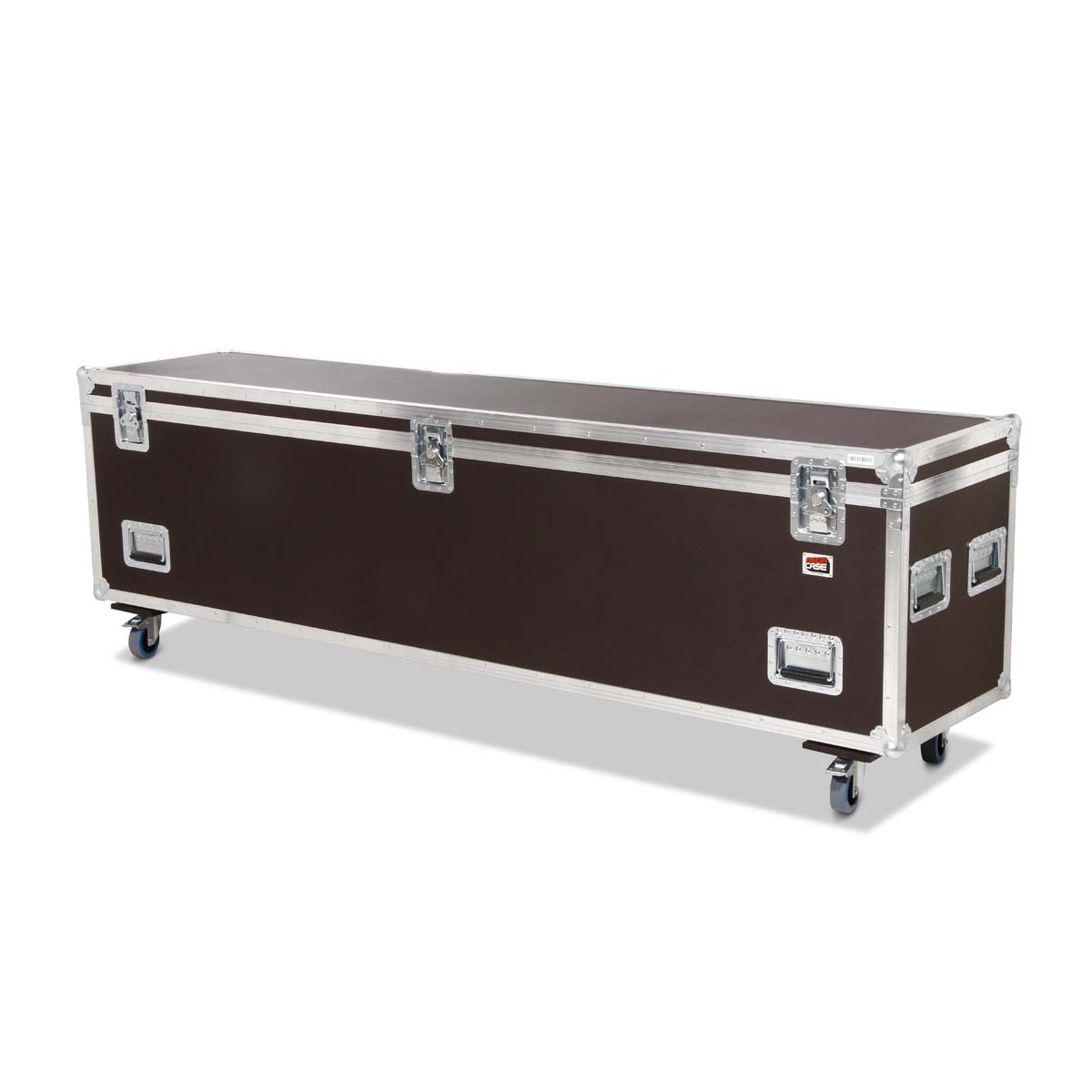 Flight-case robuste de type coffre sur roulettes – 2400 × 500 × 600 mm