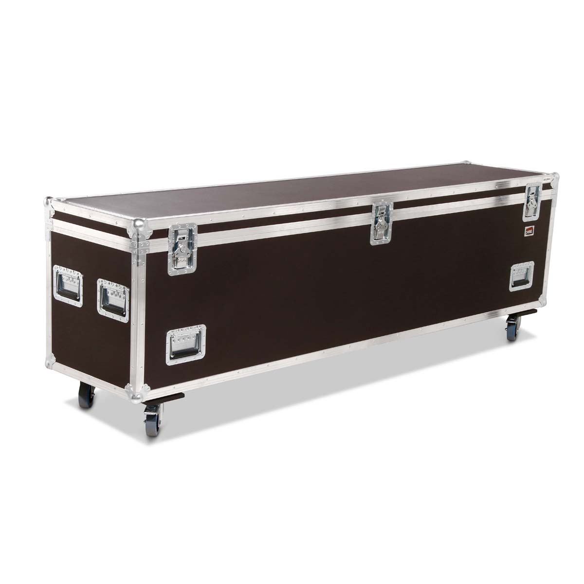 Flight-case robuste de type coffre sur roulettes – 2400 × 500 × 600 mm