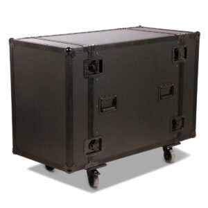 16 HE Heavy IT Shockmount Rack 85 + Rollen *All black*