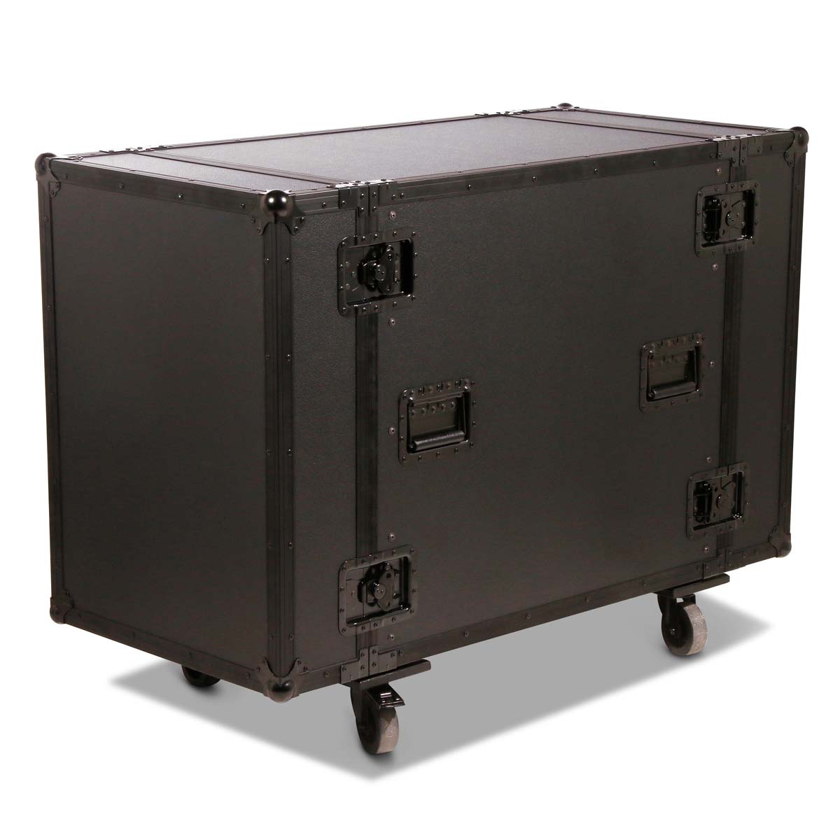 16 HE Heavy IT Shockmount Rack 85 + Rollen *All black*