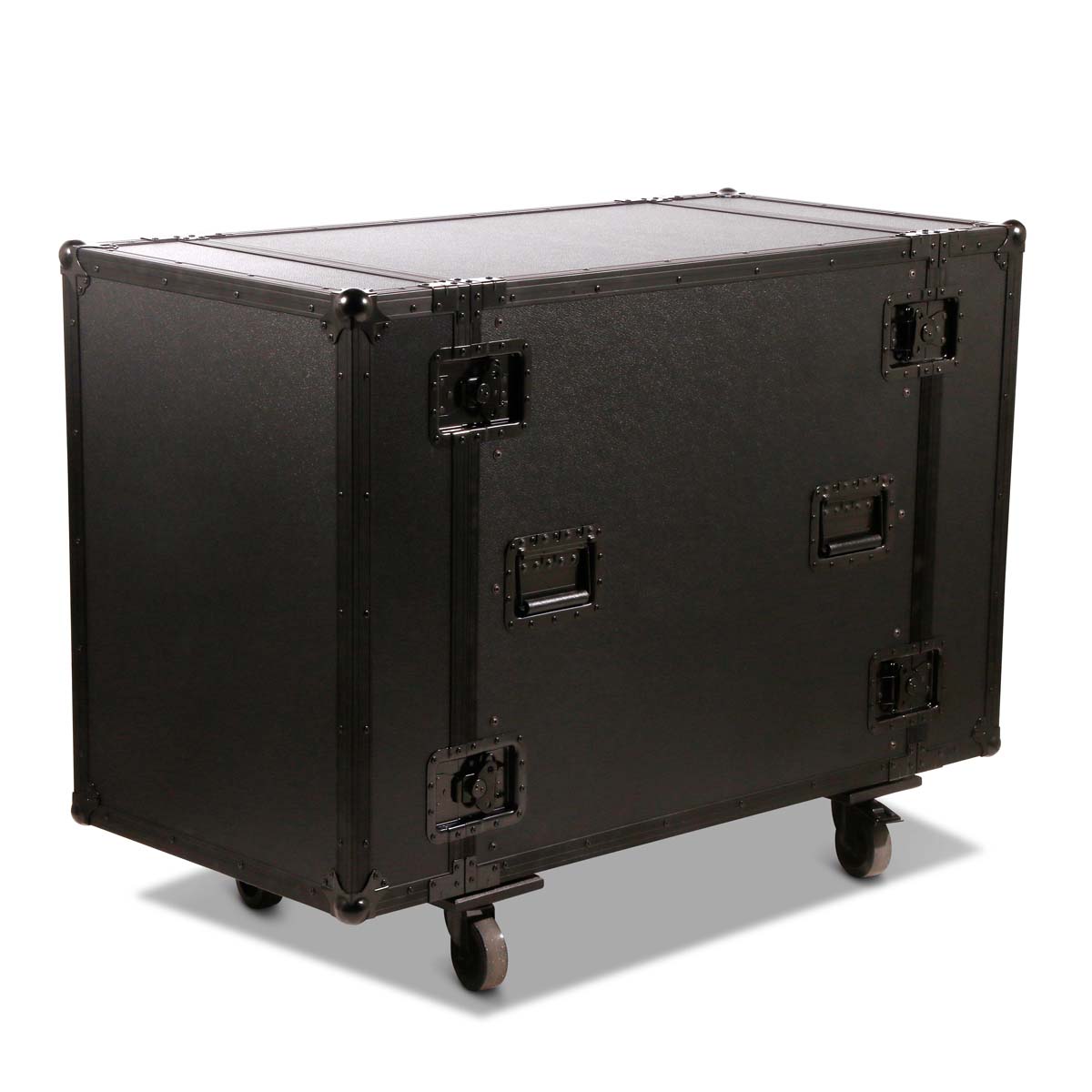 16 HE Heavy IT Shockmount Rack 85 + Rollen *All black*