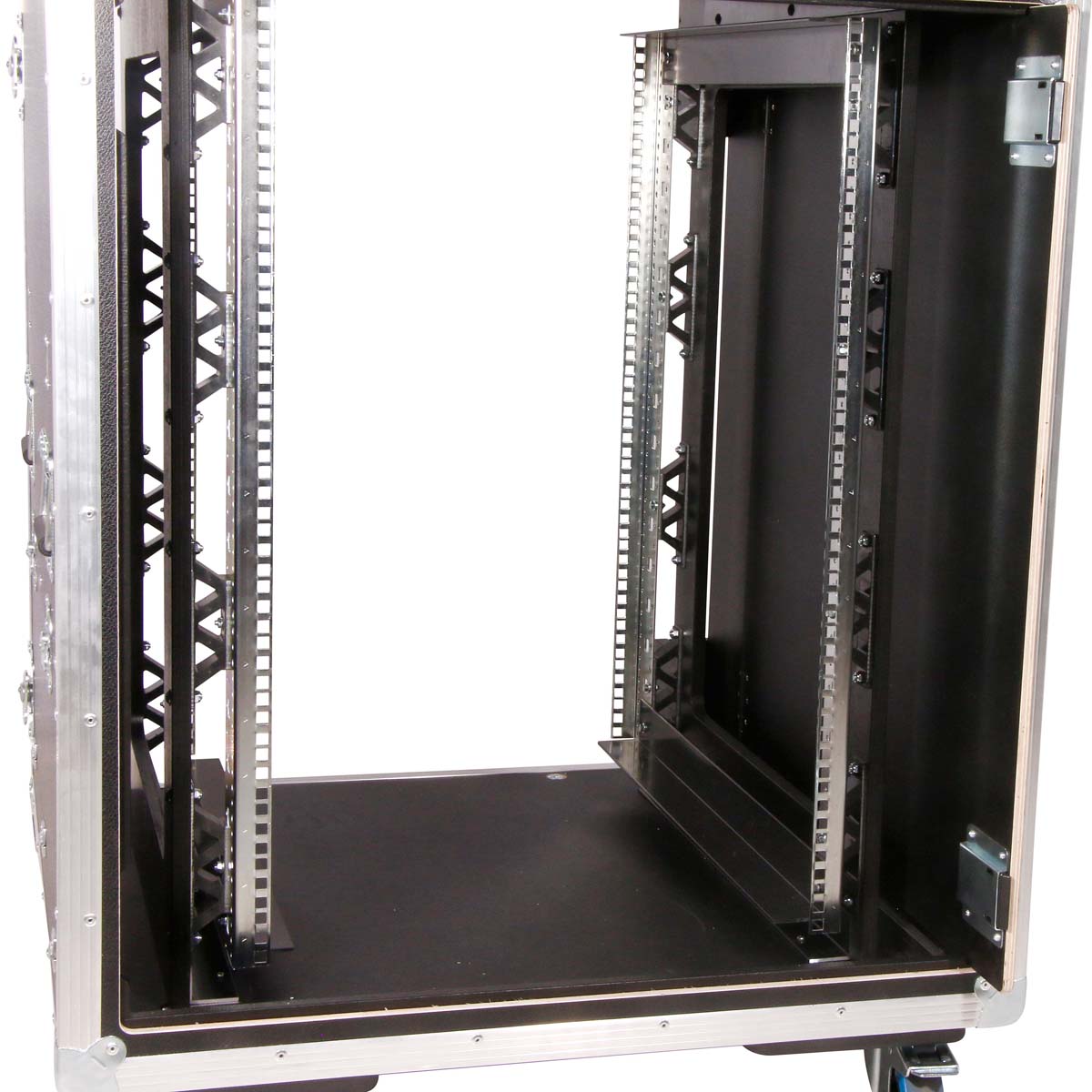17 HE Sliding Door Rack mit Tischfunktion