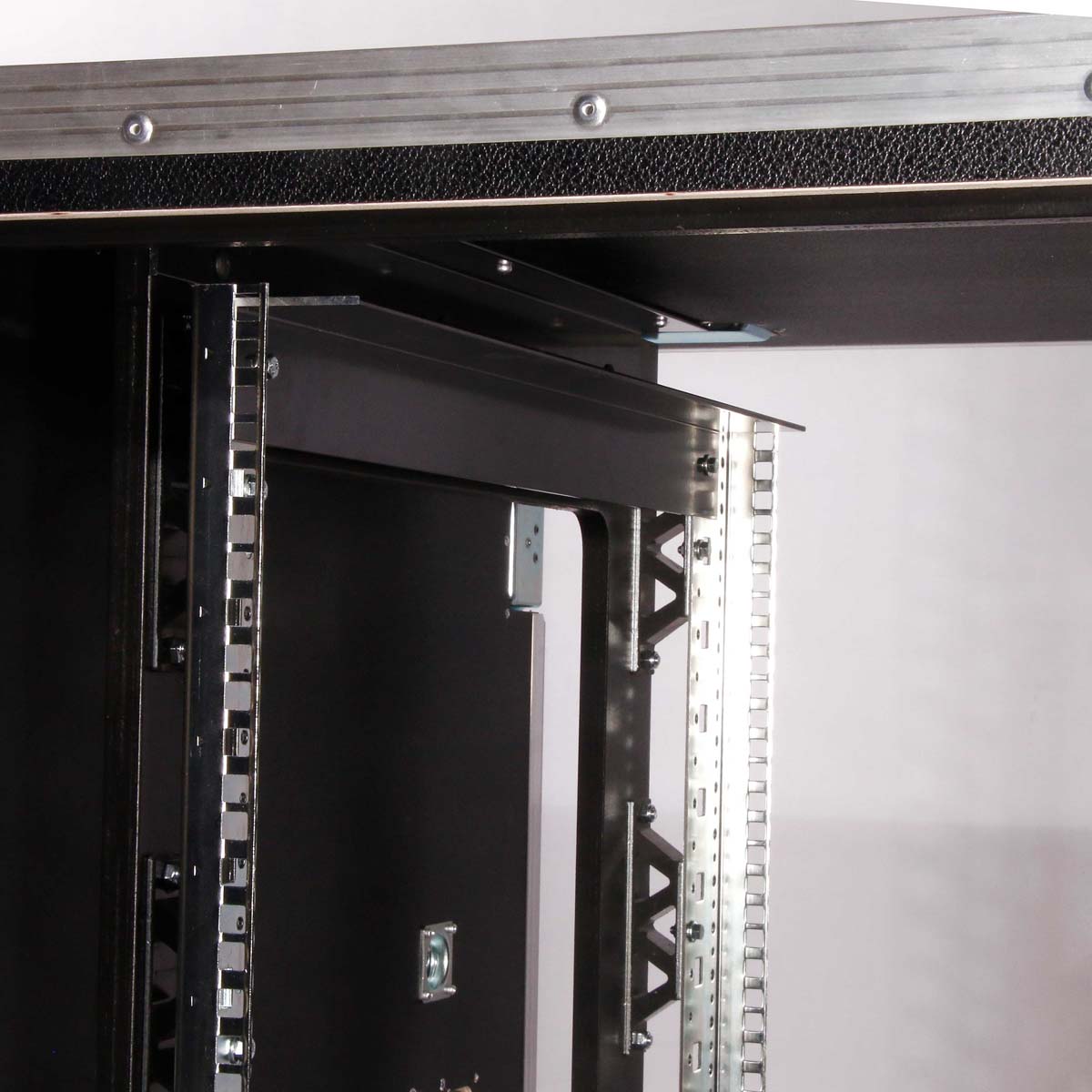 17 HE Sliding Door Rack mit Tischfunktion